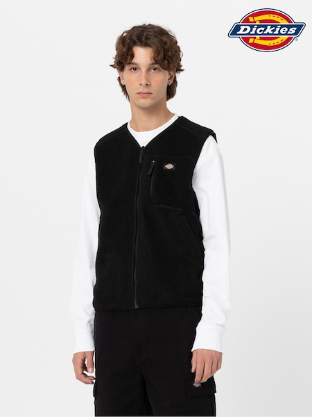 Dickies Black Mount Hope Vest (W64978) | £75