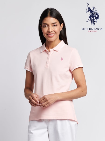 U.S. Polo Assn. Pink Womens Polo Shirt (W65059) | £40