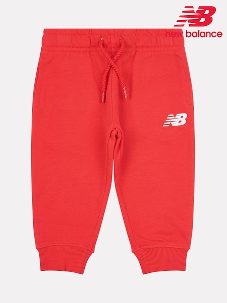 New Balance Red Kids Graphic Print Joggers (W65074) | £35