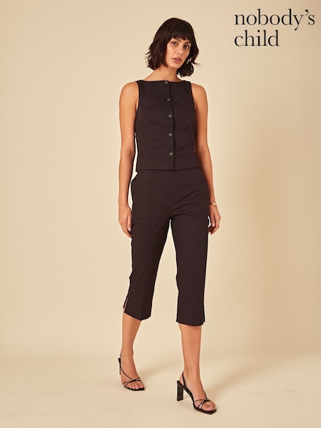 Nobodys Child Black Ollie Capri Trousers (W65085) | £69