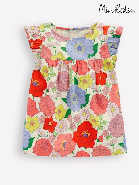 Boden Pink Juniper Frill Sleeve Woven Top (W65123) | £23 - £27