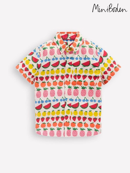 Boden Yellow Cotton Linen Shirt (W65139) | £25 - £29