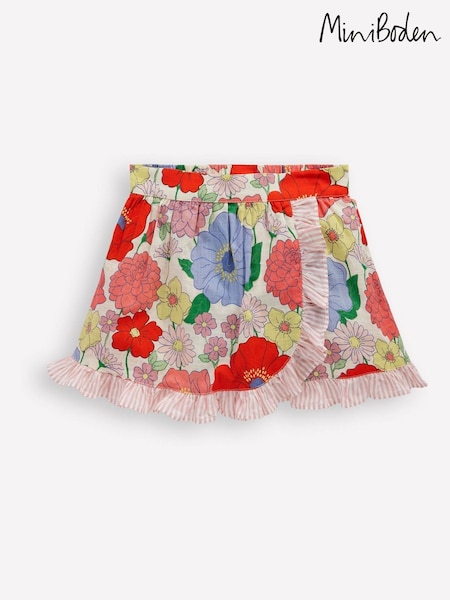 Boden Pink Wrap Frill Skort (W65142) | £27 - £32