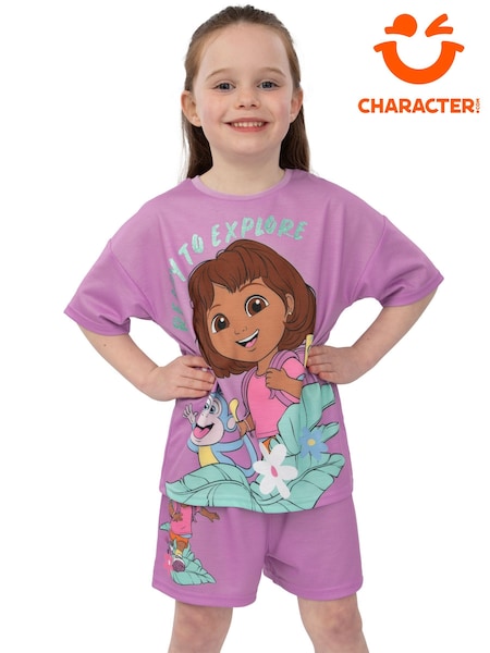 Character Purple Dora The Explorer Short Pyjamas (W65146) | £15