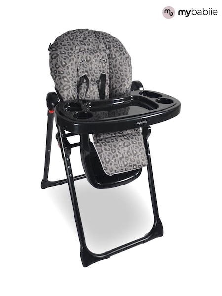 My Babiie Black Leopard Premium Highchair (W65215) | £60