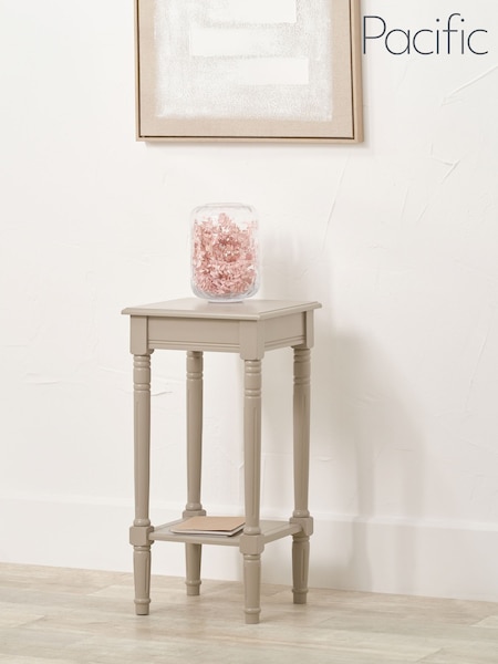 Pacific Cream Heritage Pine Wood Accent Table (W65252) | £71