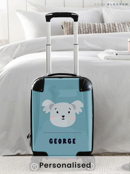 Personalised Koala Face Suitcase by Koko Blossom (W65348) | £125 - £175