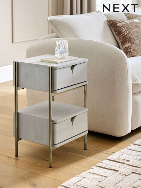 Light Evie Storage Side Table (W65509) | £175