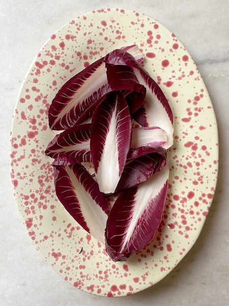 Hot Pottery Cranberry Splatter Serving Platter (W65662) | £80