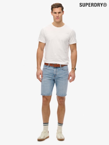 Superdry Blue Vintage Straight Shorts (W65764) | £45