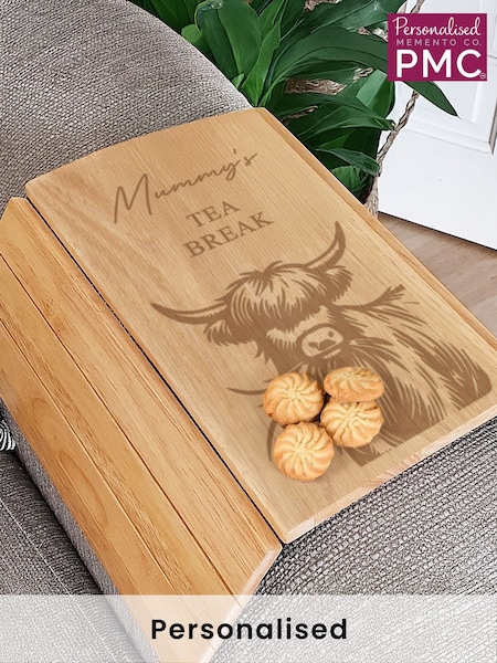 Personalised Highland Cow Concrete Plant Pot by PMC (W65798) | £24