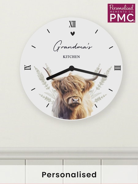 Personalised Highland Cow LED Light Up Jar by PMC (W65802) | £24