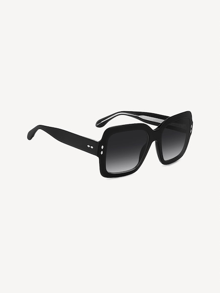 Isabel Marant Black Rectangular Sunglasses (W65815) | £230