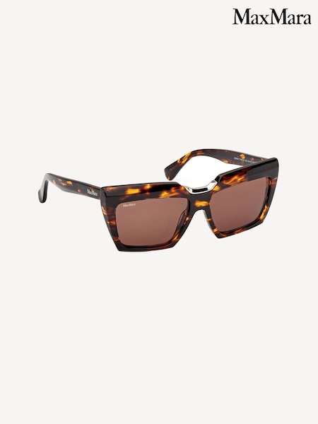 Max Mara Bold Brown Sunglasses (W65865) | £170