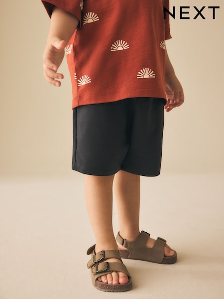 Charcoal Grey Jersey Shorts (3mths-7yrs) (W66063) | £4 - £6