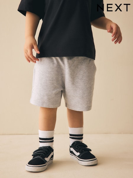 Grey Marl Jersey Shorts (3mths-7yrs) (W66084) | £4 - £6