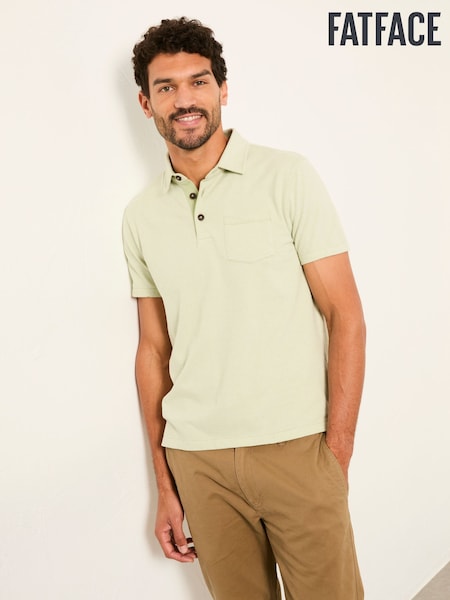 FatFace Green Elm Stripe Polo (W66275) | £32.50