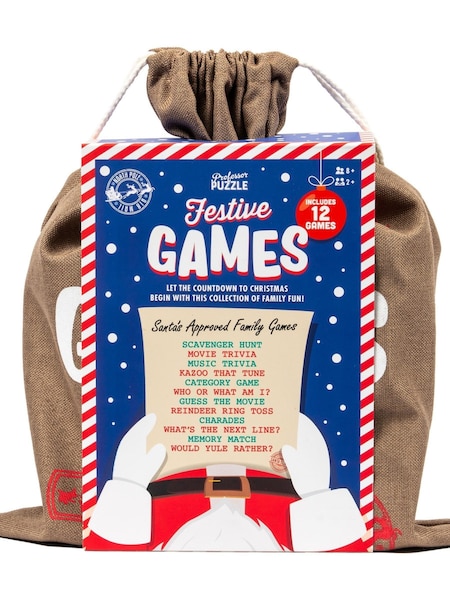 Professor Puzzle Festive Family Games (W66289) | £20