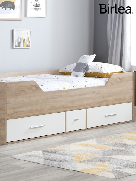 Birlea White and Oak Effect Camden Cabin Bed (W66394) | £290