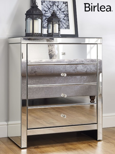 Birlea Mirror Seville 4 Drawer Chest (W66400) | £403