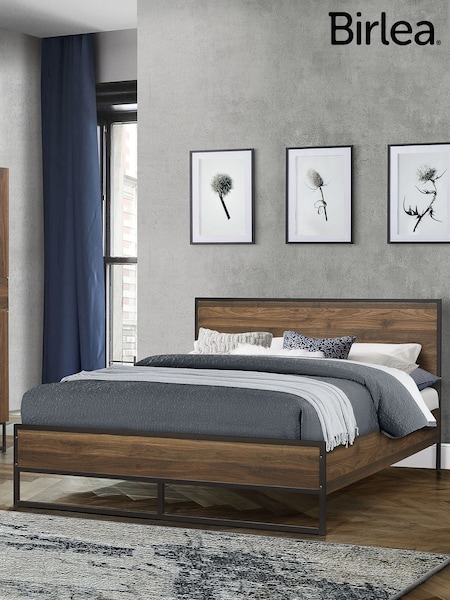 Birlea Walnut Houston Bed (W66410) | £429