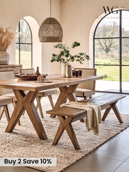 Willis & Gambier Brown Sorrento Bench (W66412) | £525