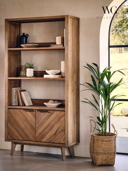 Willis & Gambier Brown Sorrento Bookcase (W66418) | £1,140