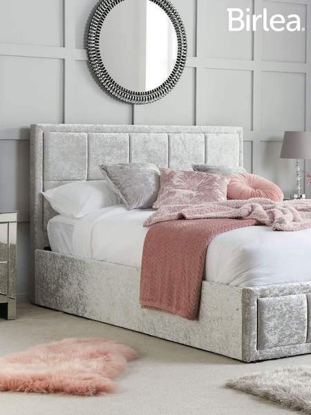 Birlea Steel Crushed Velvet Hannover Ottoman Storage (W66422) | £420 - £455