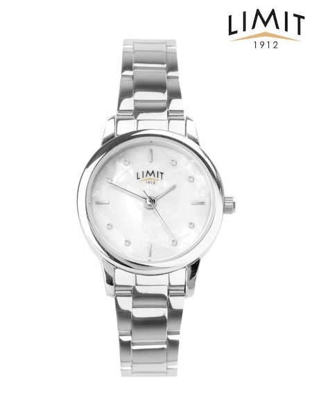 Limit  26mm Womens Round Silver Analogue Watch with Silver Bracelet (W66789) | £25