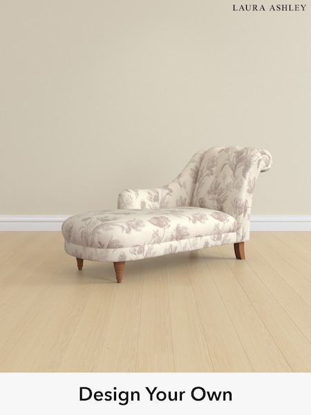 Gosford Weave/Dusky Plum Purple Gloucester Button Back By Laura Ashley (W66961) | £1,100
