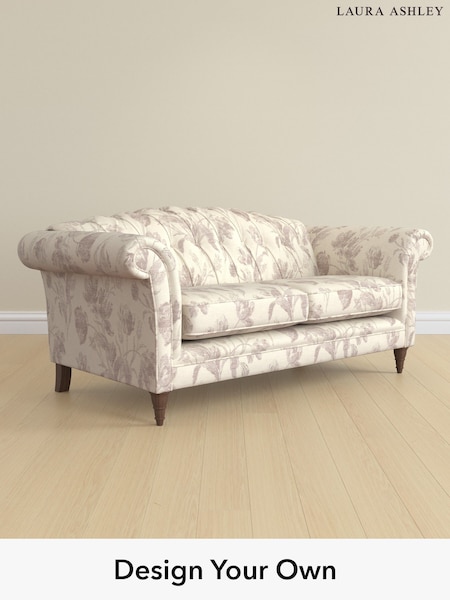 Gosford Weave/Dusky Plum Purple Gloucester Button Back By Laura Ashley (W66961) | £1,425