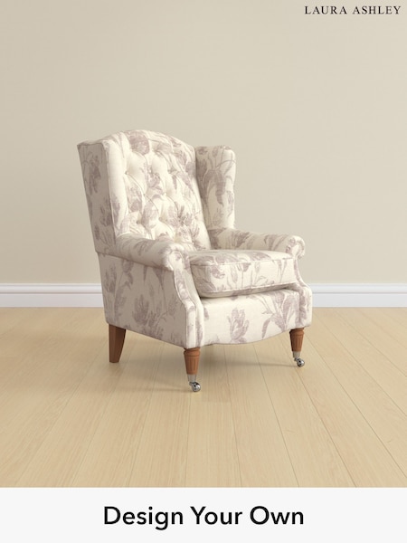 Gosford Weave/Dusky Plum Purple Enderby Buttoned By Laura Ashley (W66962) | £875