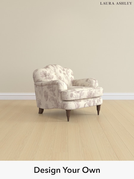 Gosford Weave/Dusky Plum Purple Havering By Laura Ashley (W66972) | £1,000