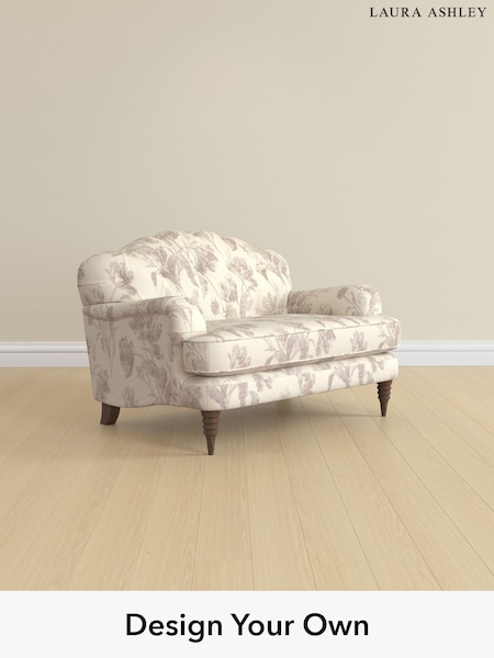 Gosford Weave/Dusky Plum Purple Havering By Laura Ashley (W66972) | £1,175