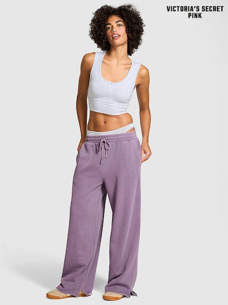 Victoria's Secret PINK Plum Purple Fleece Joggers (W67103) | £60