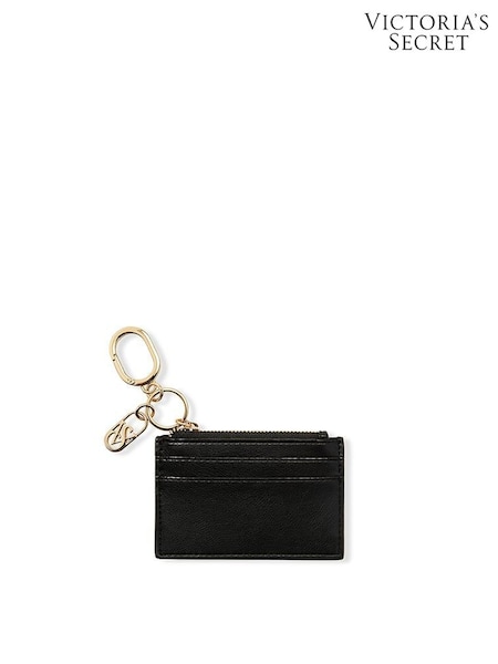 Victoria's Secret Black Nappa Card Case Keyring (W67128) | £20