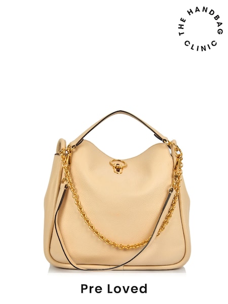 Mulberry Leighton In Natural Leather Bag (W67153) | £745