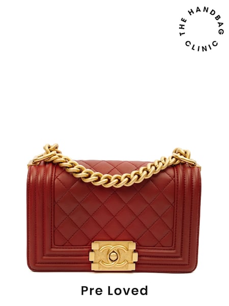 Chanel Red Boy - Small Shoulder Bag (W67159) | £3,200