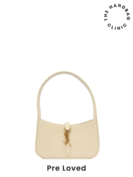 Saint Laurent Neutral Mini Le 5 A 7 Mini Bag (W67165) | £995