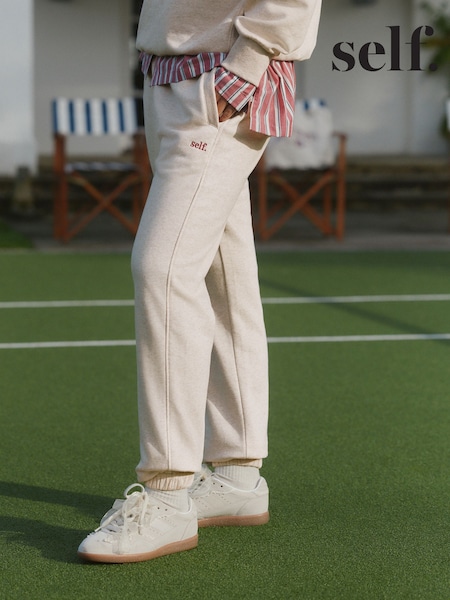 self. Oatmeal Cuffed Joggers (W67295) | £24