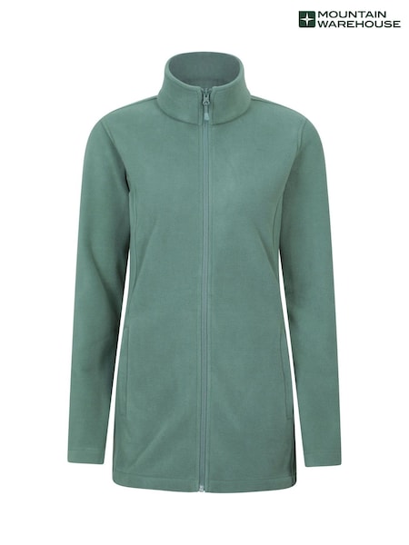 Mountain Warehouse Green Womens Hythe Long Line Fleece (W67724) | £35
