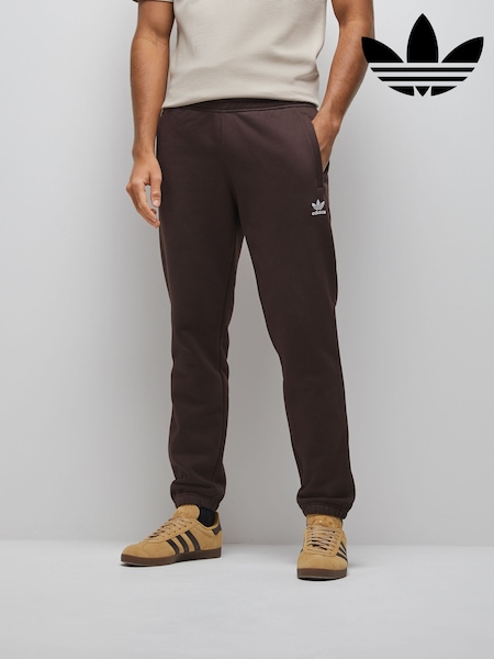 adidas Originals Brown Trefoil Essentials Joggers (W67994) | £45