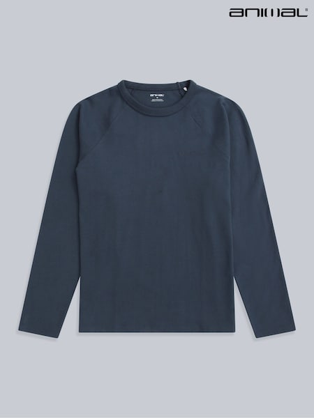 Animal Blue Mens Otis Long Sleeve T-Shirt (W68144) | £35