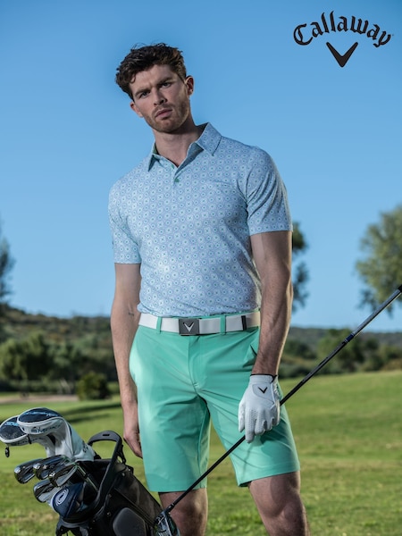 Callaway Apparel Green Chev Tech Shorts (W68161) | £50