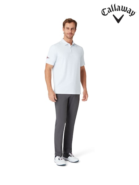 Callaway Apparel Odyssey Print White Polo Shirt (W68184) | £45