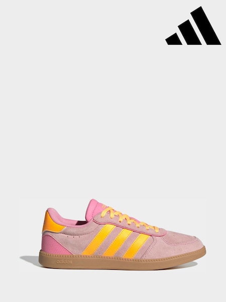 adidas Pink Breaknet Sleek Trainers (W68228) | £50