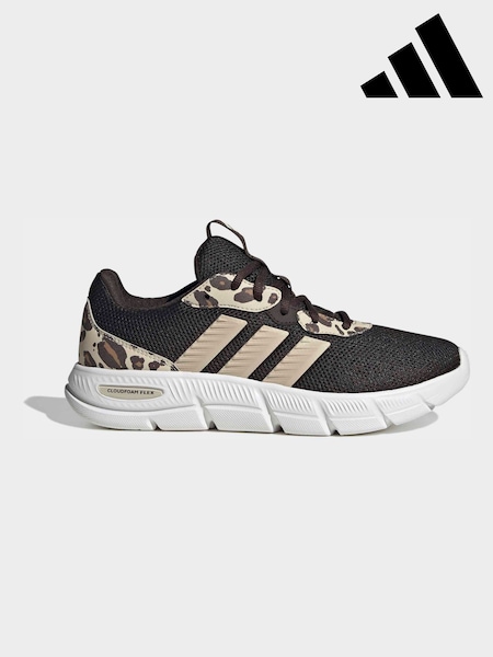adidas Brown Cloudfoam Flex Trainers (W68366) | £40