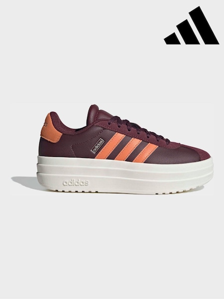 adidas Red VL Court Bold Kids Trainers (W68398) | £45