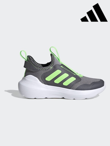 adidas Light Grey Tensaur Comfort Kids Trainers (W68422) | £30