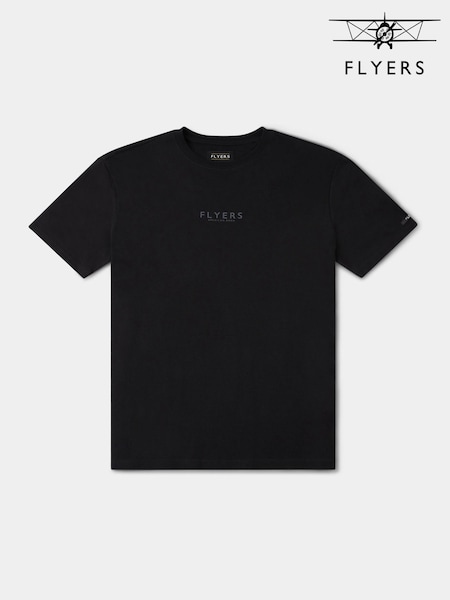 Flyers Mens Print White T-Shirt (W68630) | £20